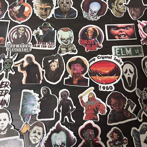 50 waterproof horror movie stickers - Picture 5 of 6